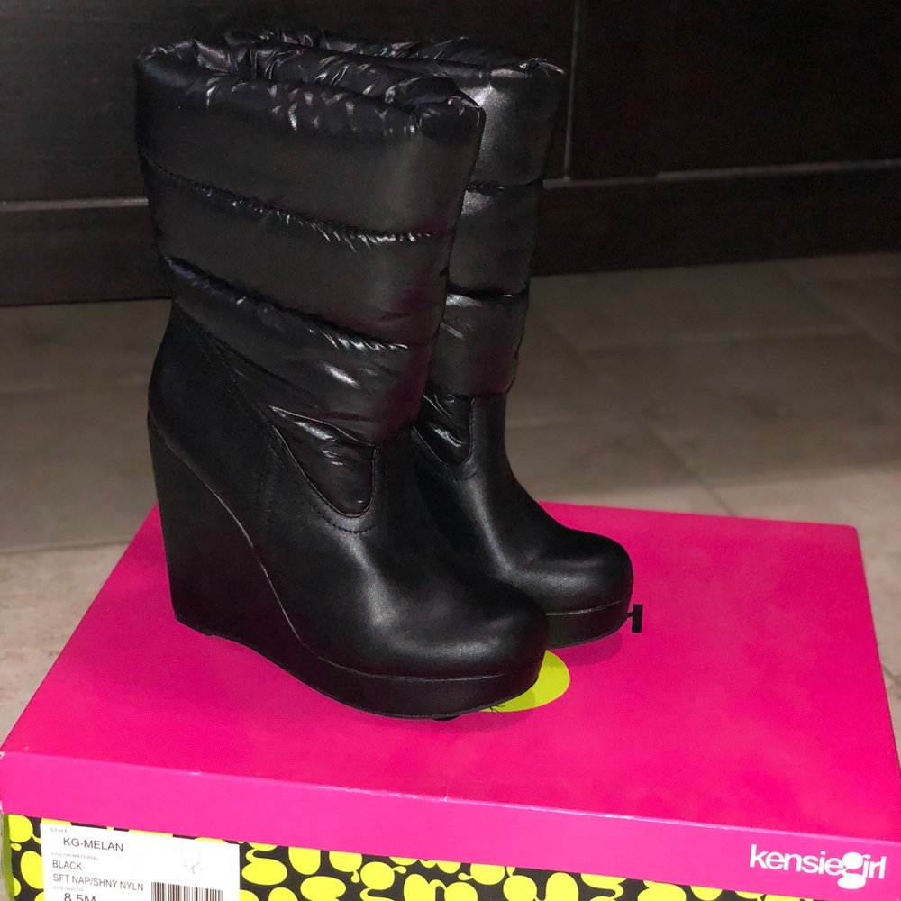 🌟Kensie Girl🌟 Women’s Melan Boot, Black, 8.5